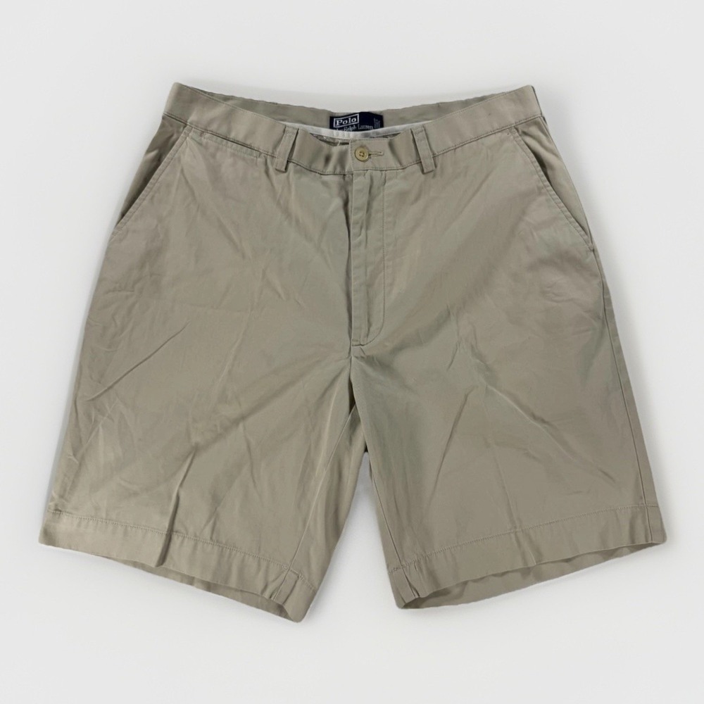 Polo Ralph Lauren Prospect Shorts Khaki Cotton Men's Size 35 Classic